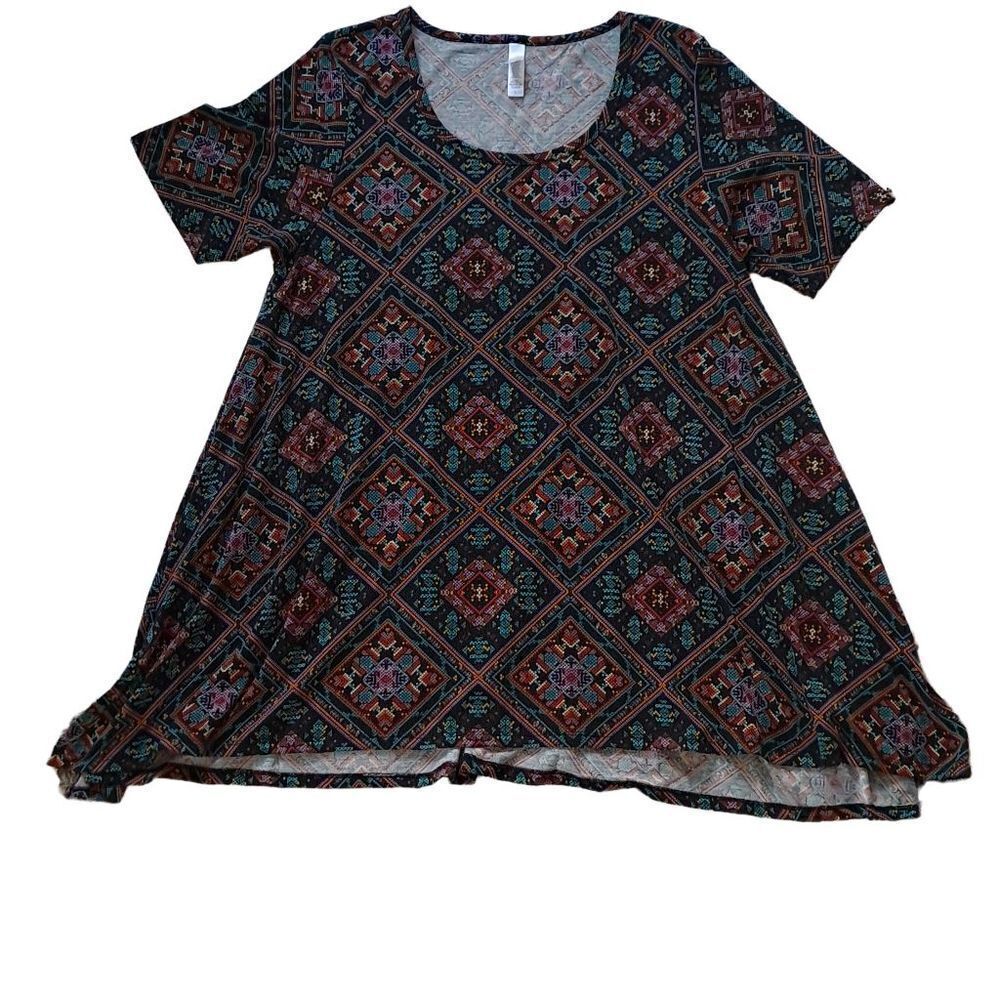 Lularoe Cross Stitch Classic Tee Large